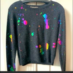 Brodie Cashmere Foil Sweater XS. (Retail is $300)